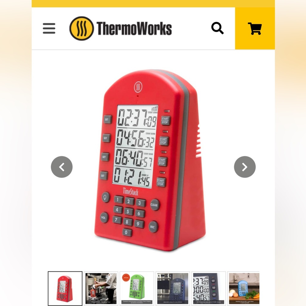 Thermoworks timestack new in box .